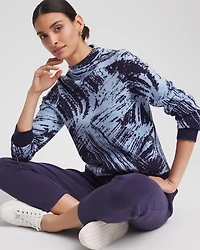 Zenergy® Luxe Sketch Funnelneck Top