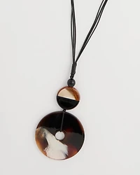 Adjustable Long Tortoise Pendant Necklace