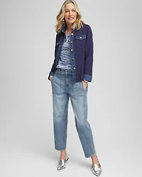 Utility Tapered Jeans