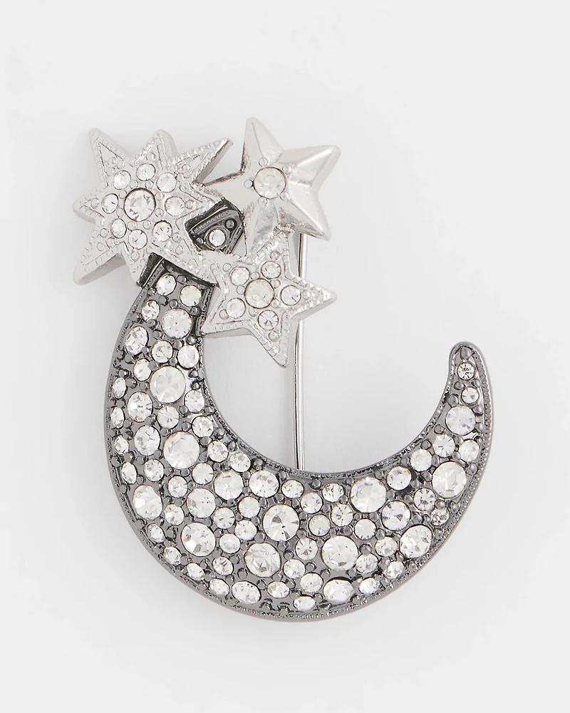 Moon Star Brooch
