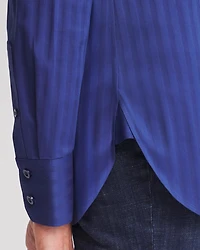 No Iron™ Cool Stripe Jacquard Shirt
