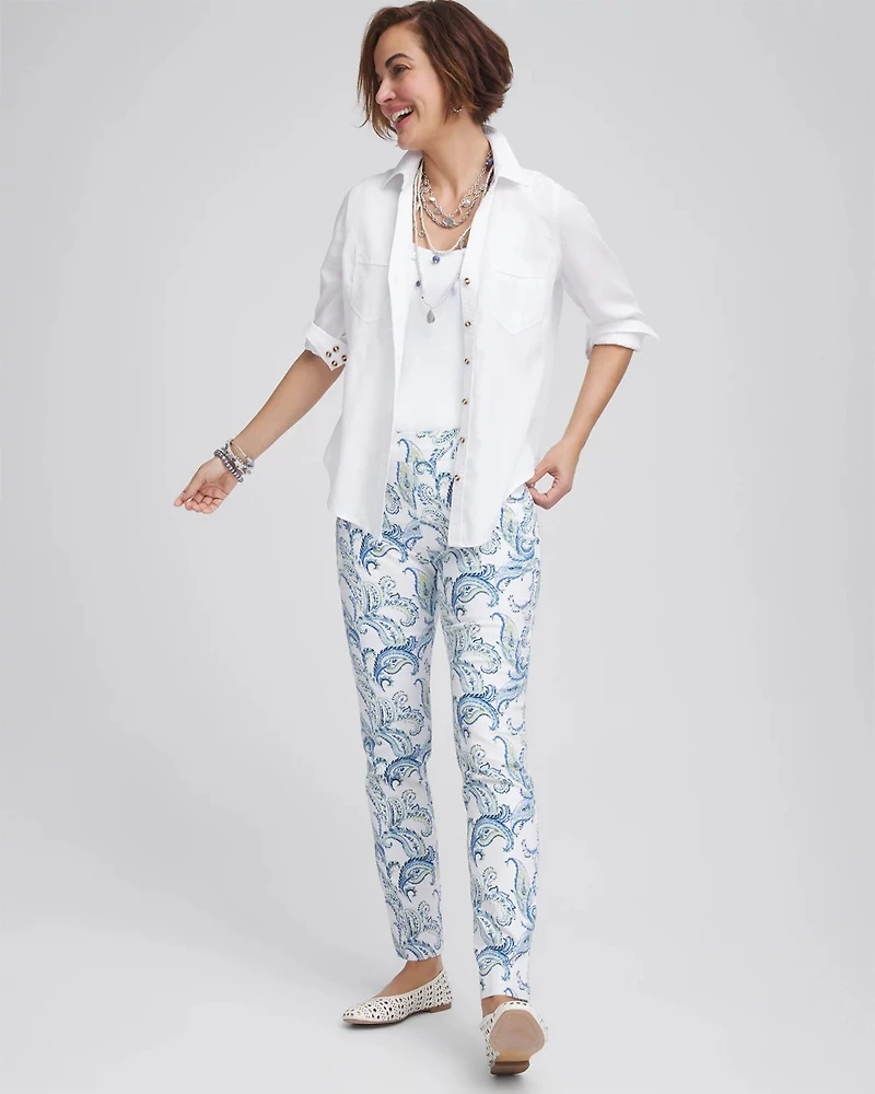 Brigitte™ Paisley Ankle Pants