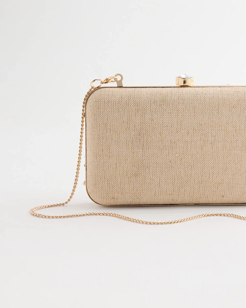 Shell Embellished Clutch