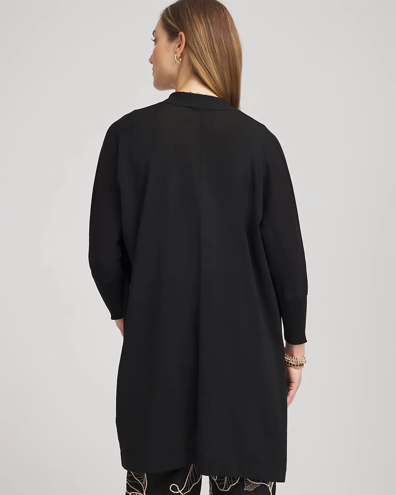 Long & Tie-Front Cardigan