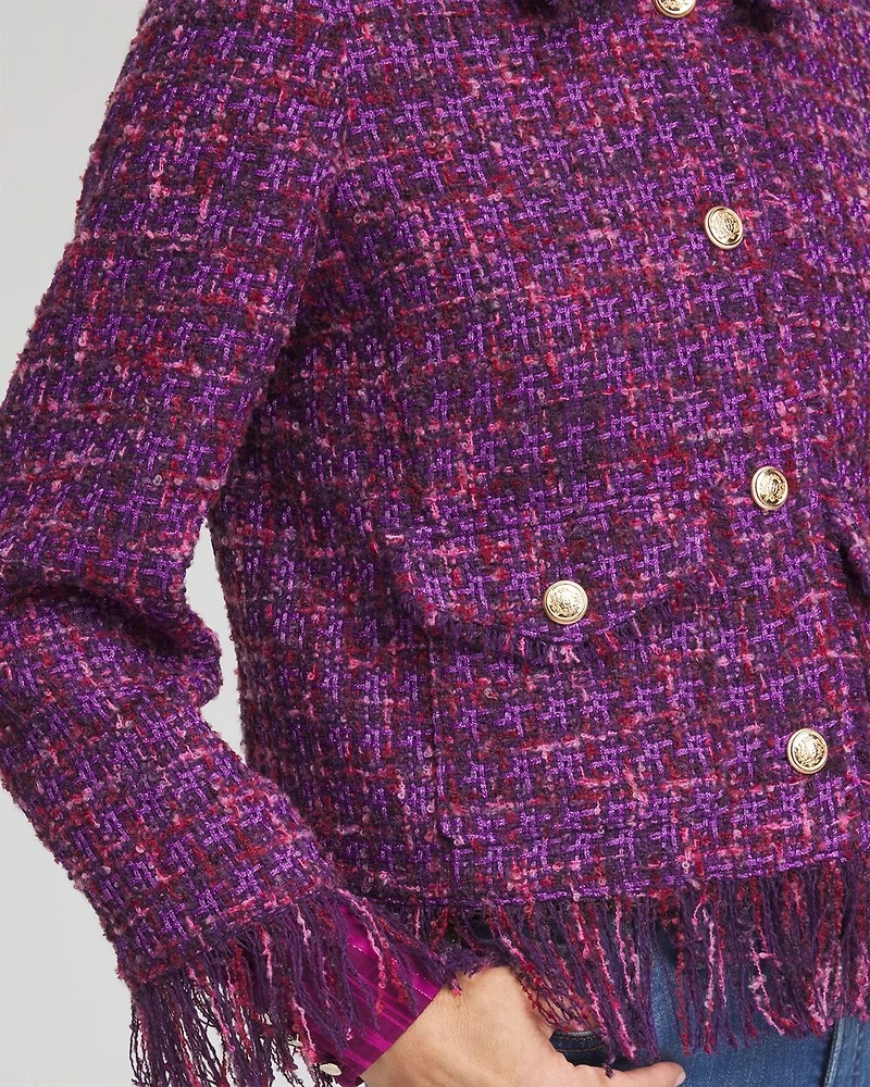 Fringe Tweed Jacket