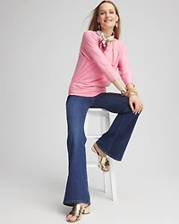 Touch of Cool™ Ruched Banded-Hem Top
