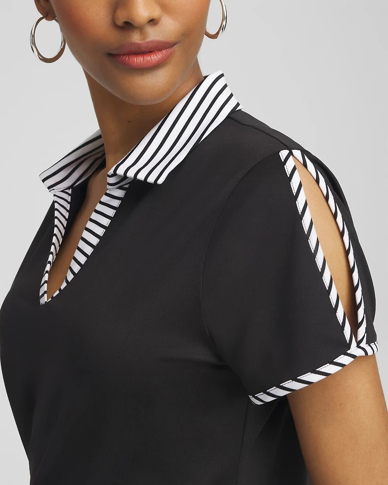 Zenergy® UPF Knit Cutout Tee