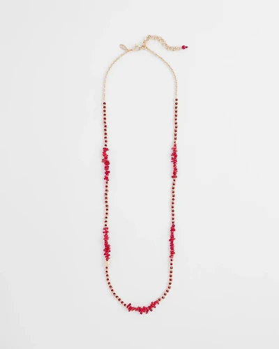 Single Strand Coral Necklace