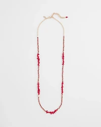 Single Strand Coral Necklace