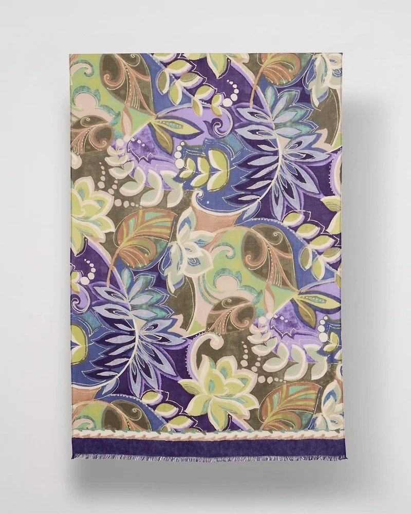 Printed Oblong Scarf