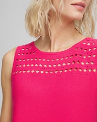 Cutout Sweater Tank