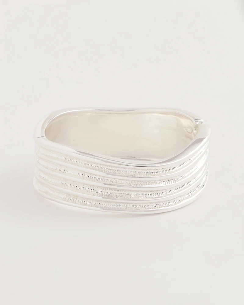 Silvertone Cuff Bracelet