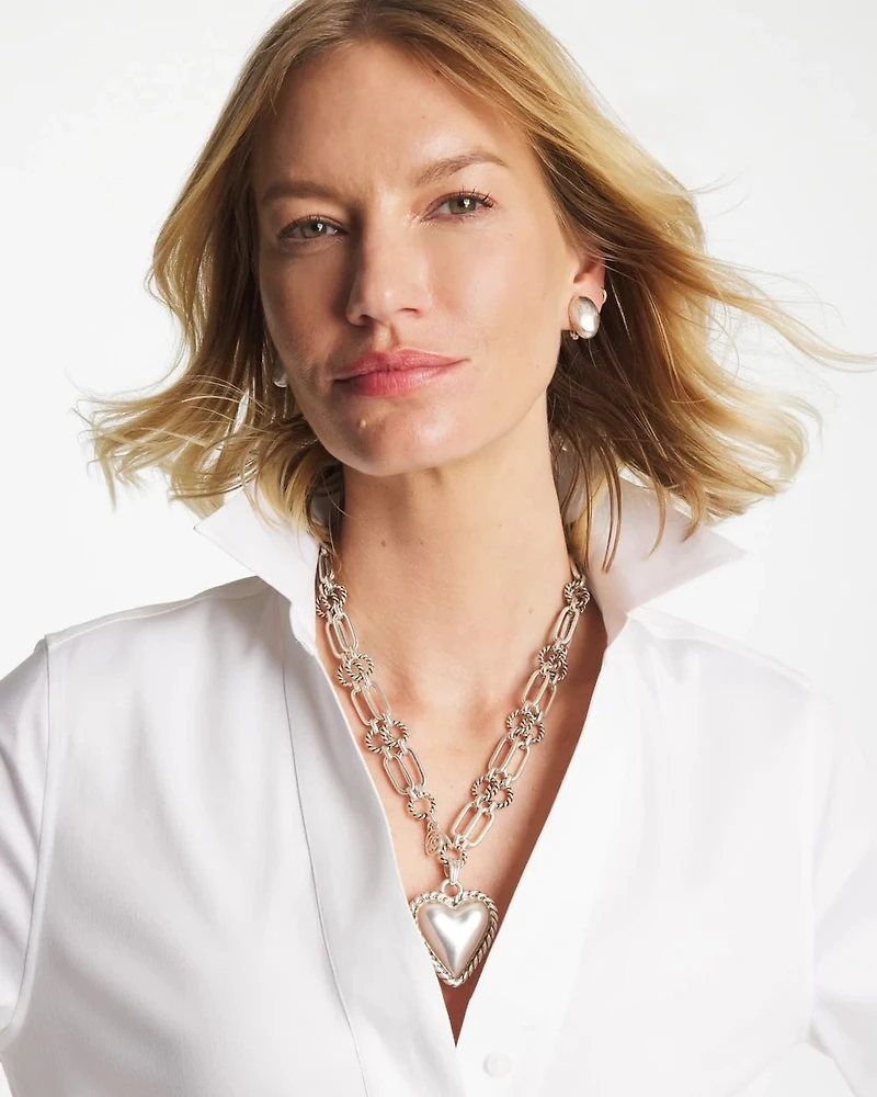 Heart Twice As Nice Pendant Necklace