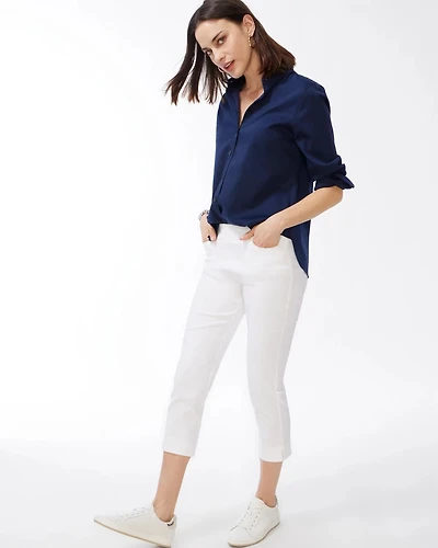 Petite Brigitte™ Slim Pull-On Crop Pant