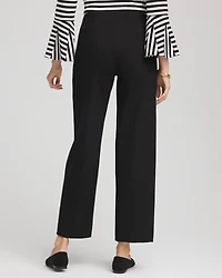 Juliet Slim Wide-Leg Cropped Pants