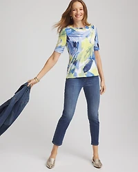 Double-Knit Short Sleeve Tee