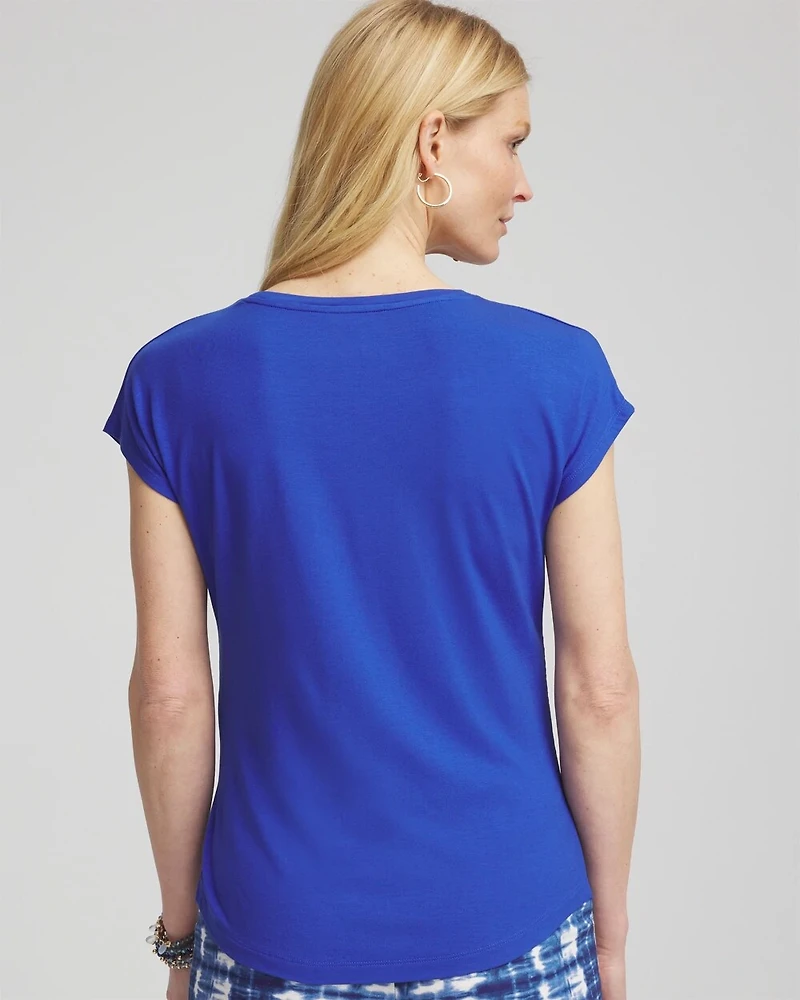 Cap Sleeve Dolman Tee