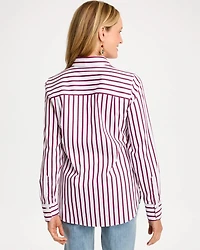 Striped No Iron™ Stretch Shirt