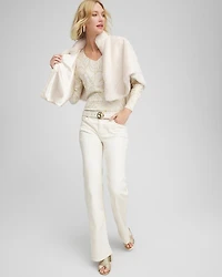 Ella Foiled V-Neck Sweater