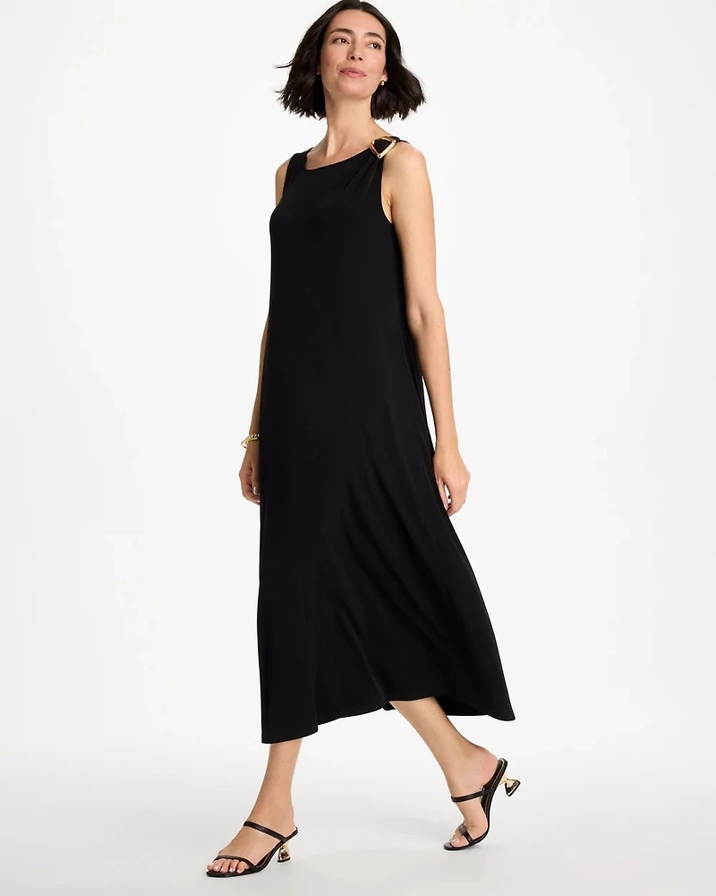 Travelers™ Knit Buckle Maxi Dress