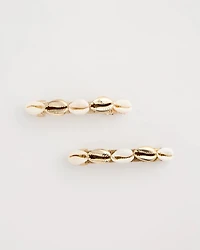 Seashell-Inspired Hair Clip Set