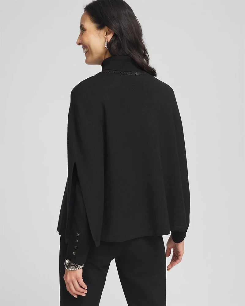Feather Sweater Cape