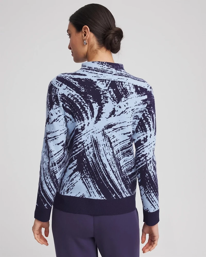 Zenergy® Luxe Sketch Funnelneck Top