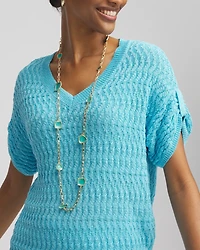 Gold Tone Single-Strand Necklace