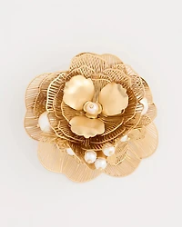 Filigree Flower Brooch