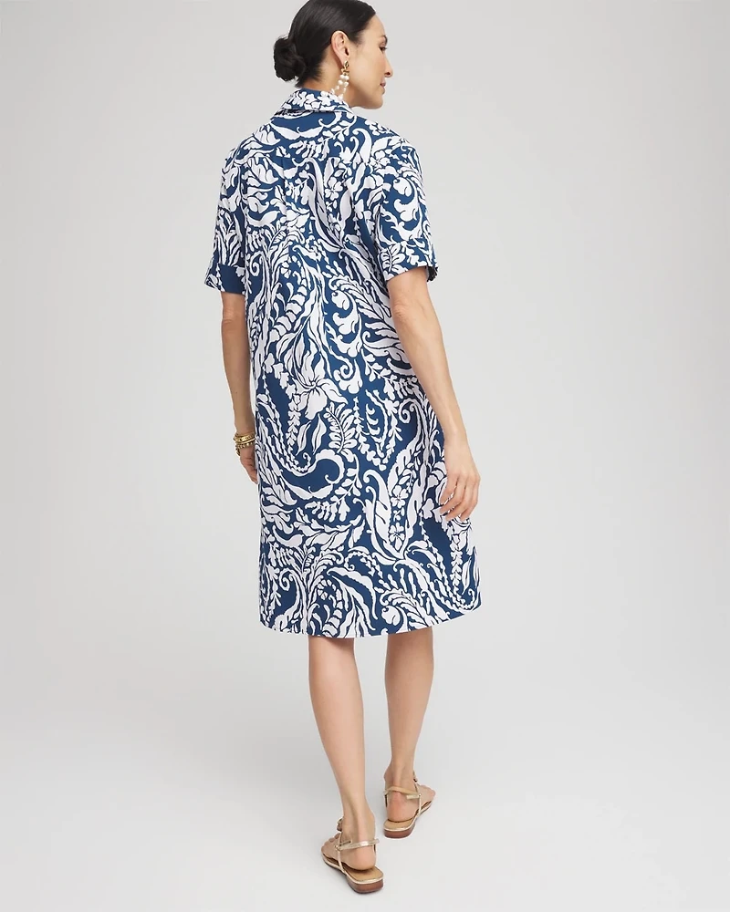 Poplin Popover Shirtdress