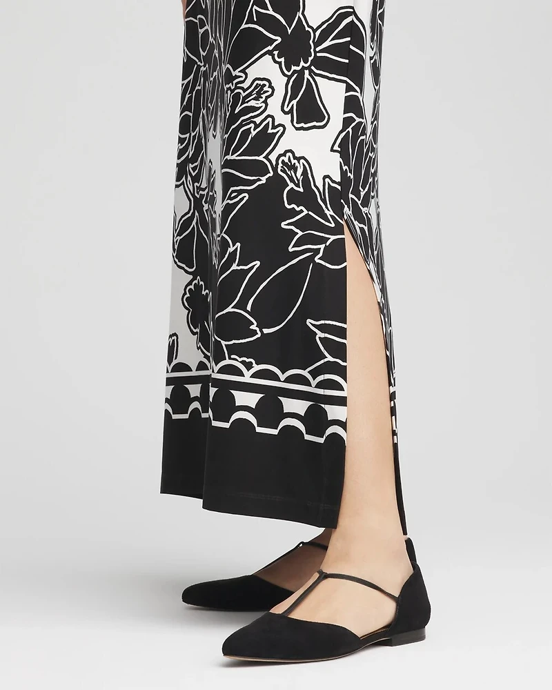 Bateau-Neck Jersey Maxi Dress