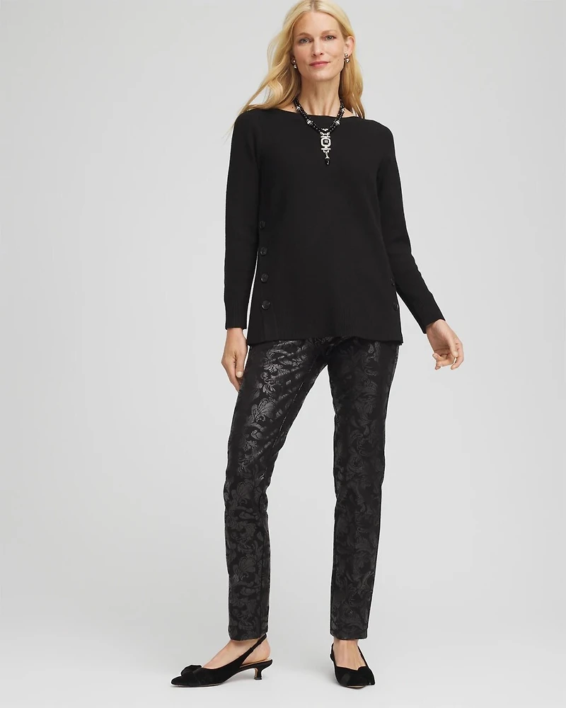 Ella Button Tunic Sweater