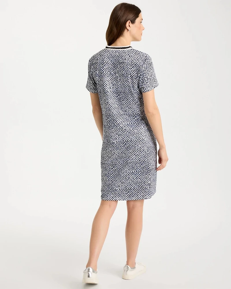 Zenergy® UPF Crochet Contrast Trim Dress