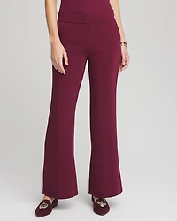 Crepe Flared Trouser Pants