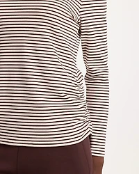 Zenergy® Knit Striped Ribbed Pullover