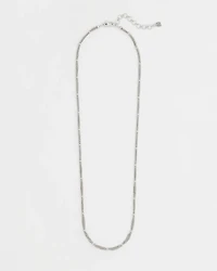Silver Tone Single Strand Necklace