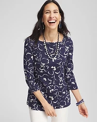 Pima Cotton Square-Neck Tunic