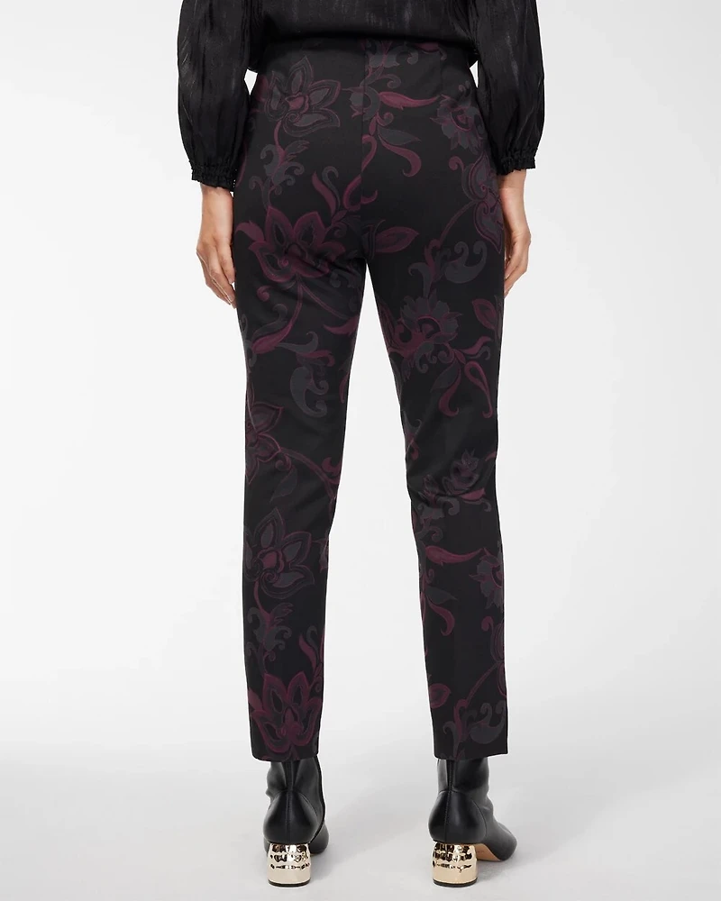 Juliet Ponte Floral Ankle Pants