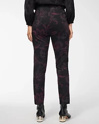 Juliet Ponte Floral Ankle Pants