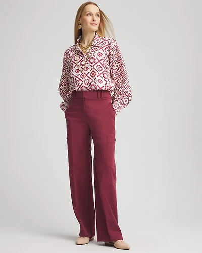 Sateen Cargo Pants