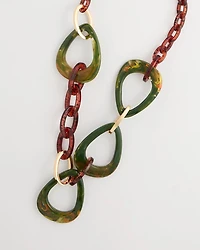 Chico's Originals Resin Link Chain Necklace