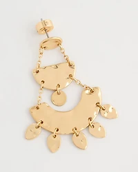 Hammered Chandelier Earrings