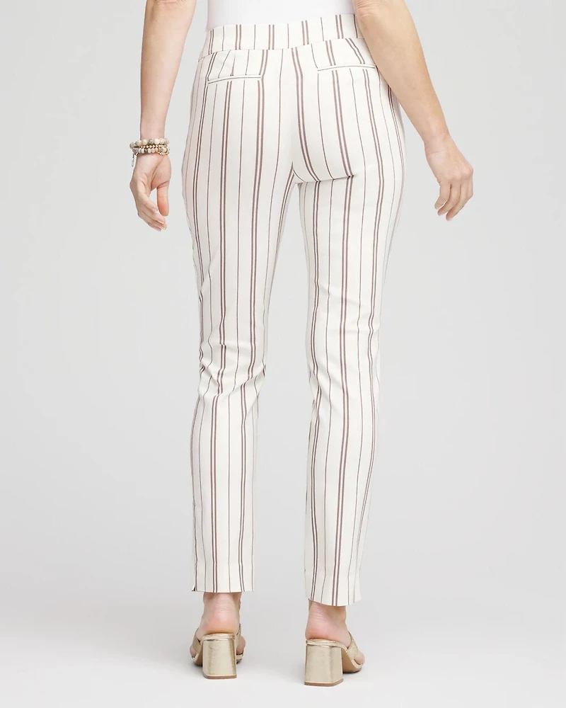 Petite Brigitte™ Striped Ankle Pants