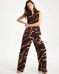 Travelers™ Zebra Knit Wide-Leg Pants