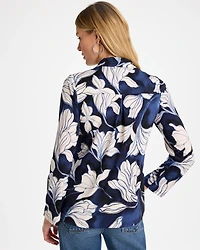Floral Tie-Neck Tunic