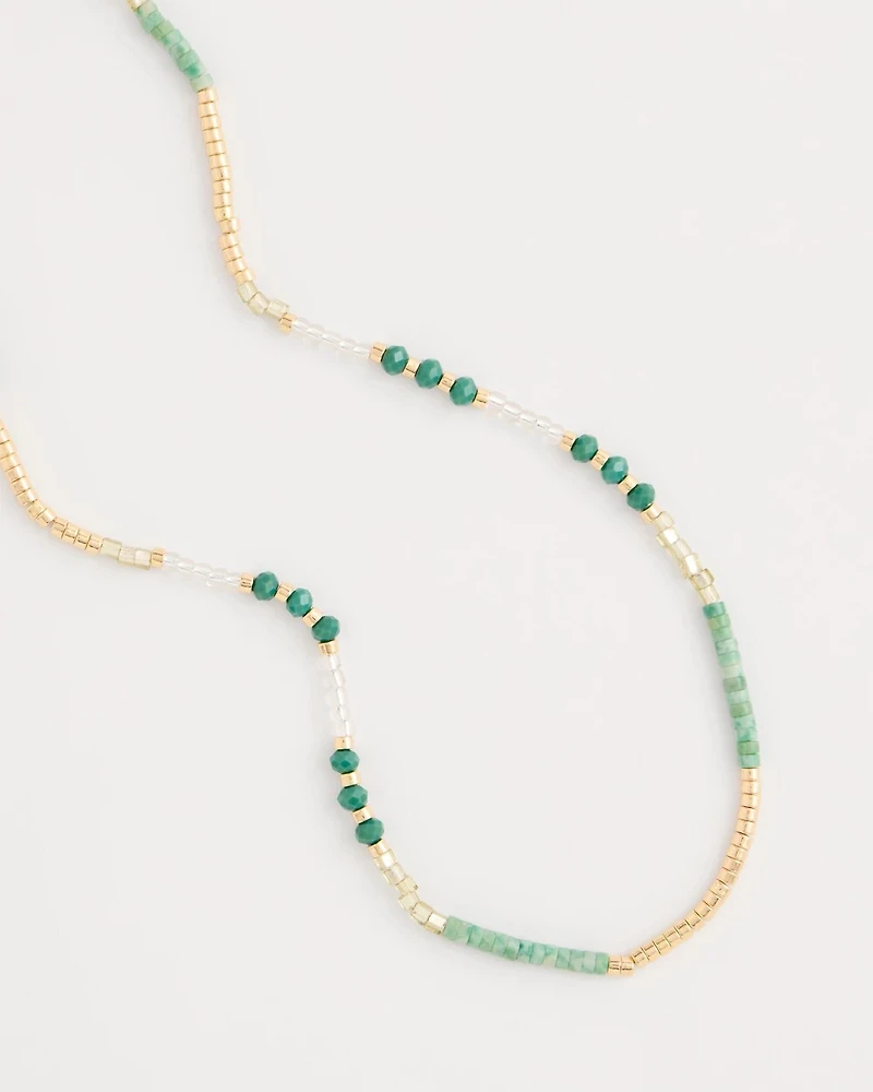 Beaded Long Necklace