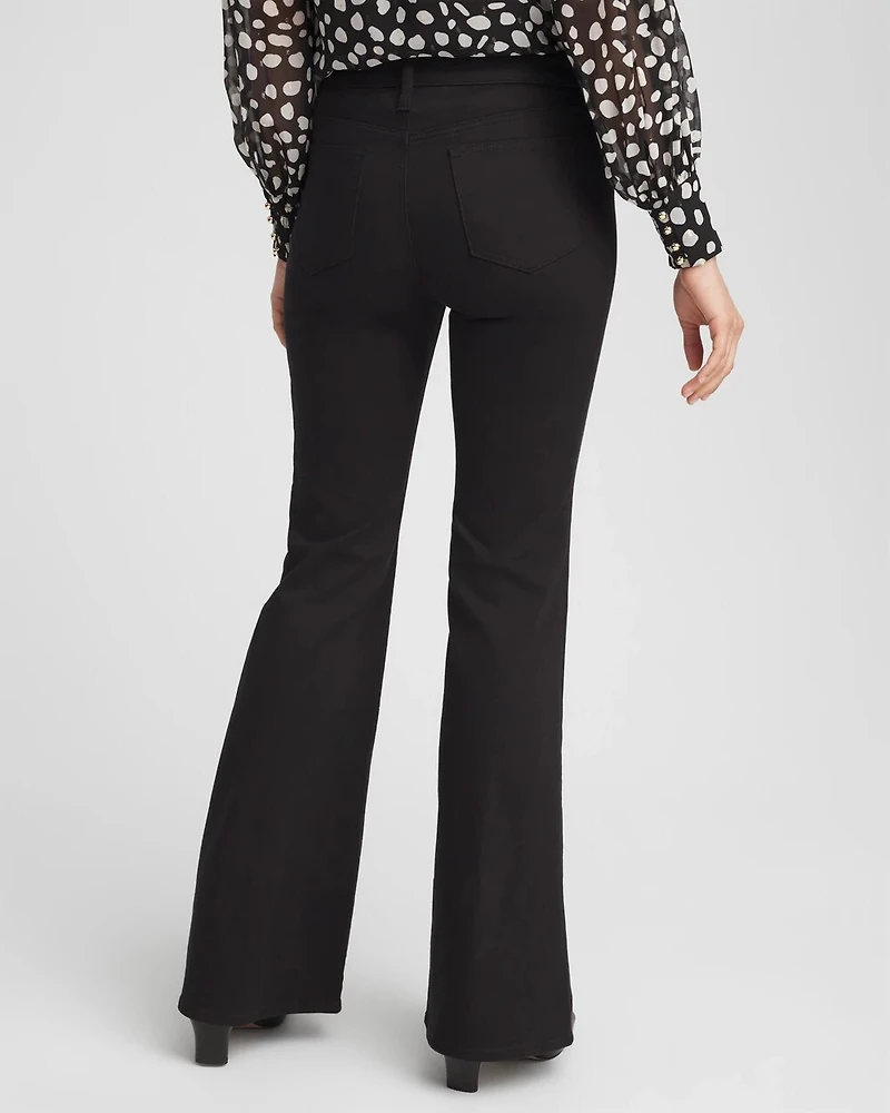 Petite Girlfriend Flare Jeans