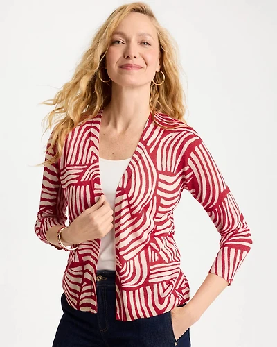 Geo Summer Romance Cardigan