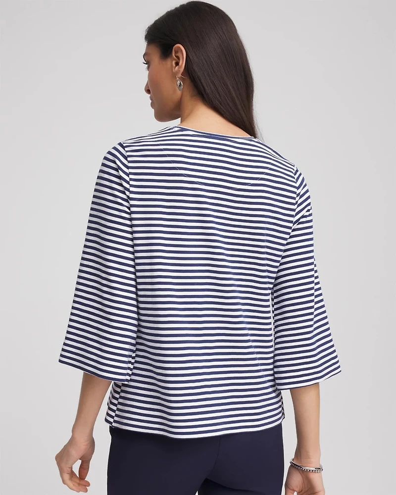 Floral Embroidered Tee