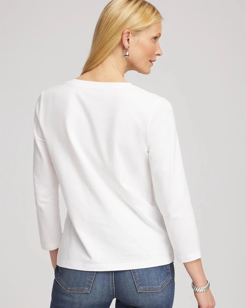 3/4 Sleeve Perfect Tee